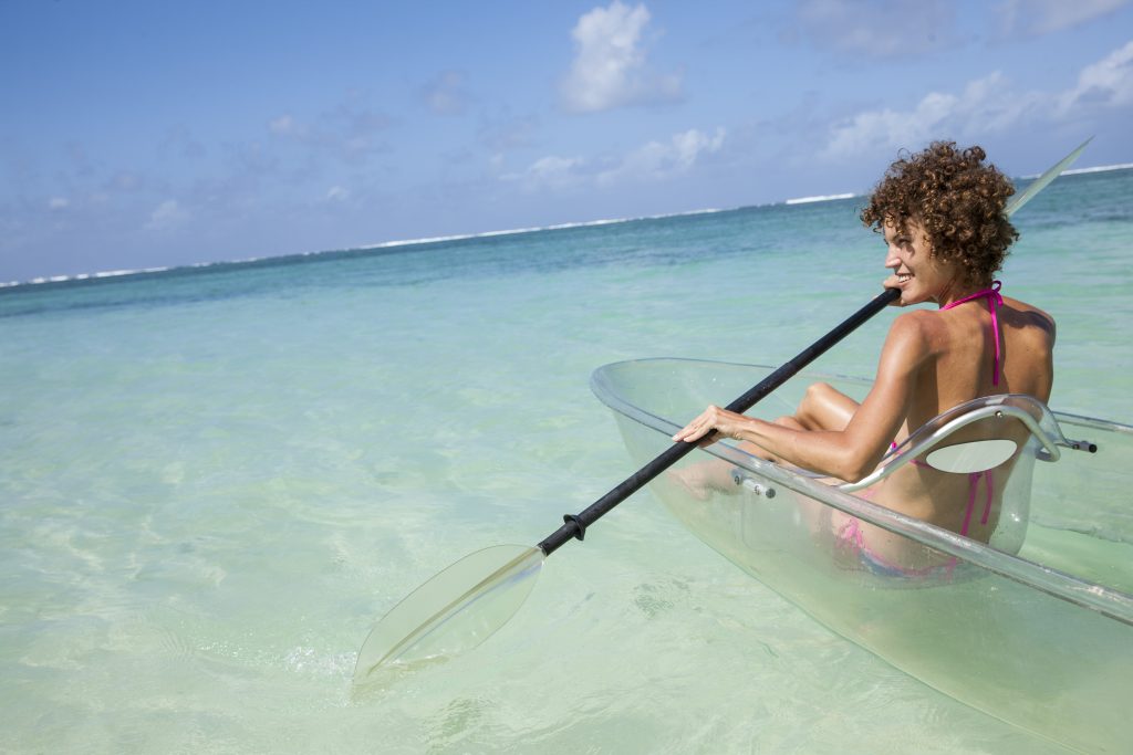 På rejser til Mauritius er der alle muligheder for vandsport