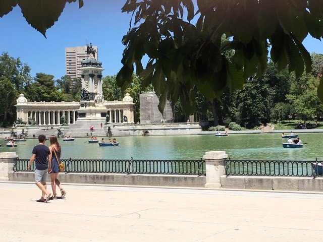 På en rejse til Madrid ser du mange parker